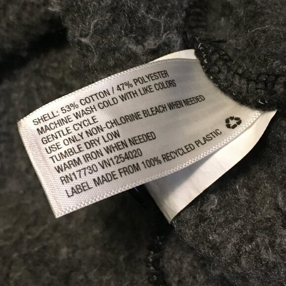 Hooded Button Up Charcoal Grey Cotton Blend Tie Waist Coat - Picture 10 of 15